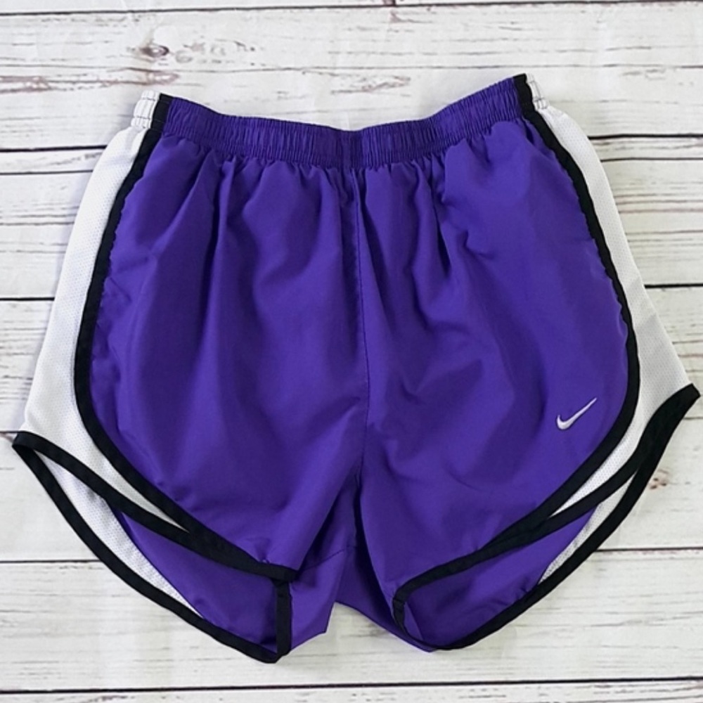 purple dri-fit nike shorts